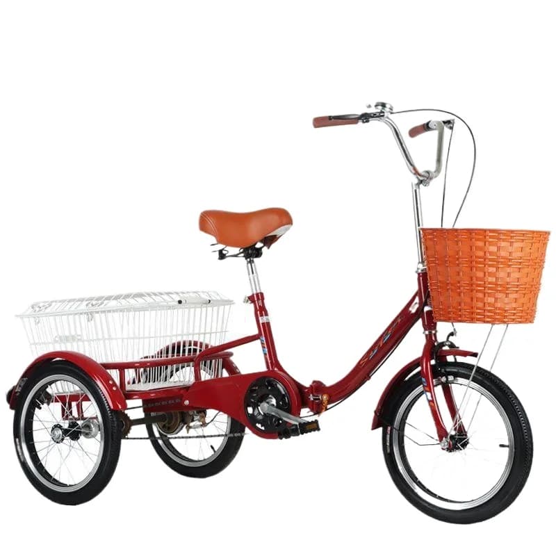 Elderly tricycle rickshaw Elderly scooter Pedal tandem bicycle Adult tricycle