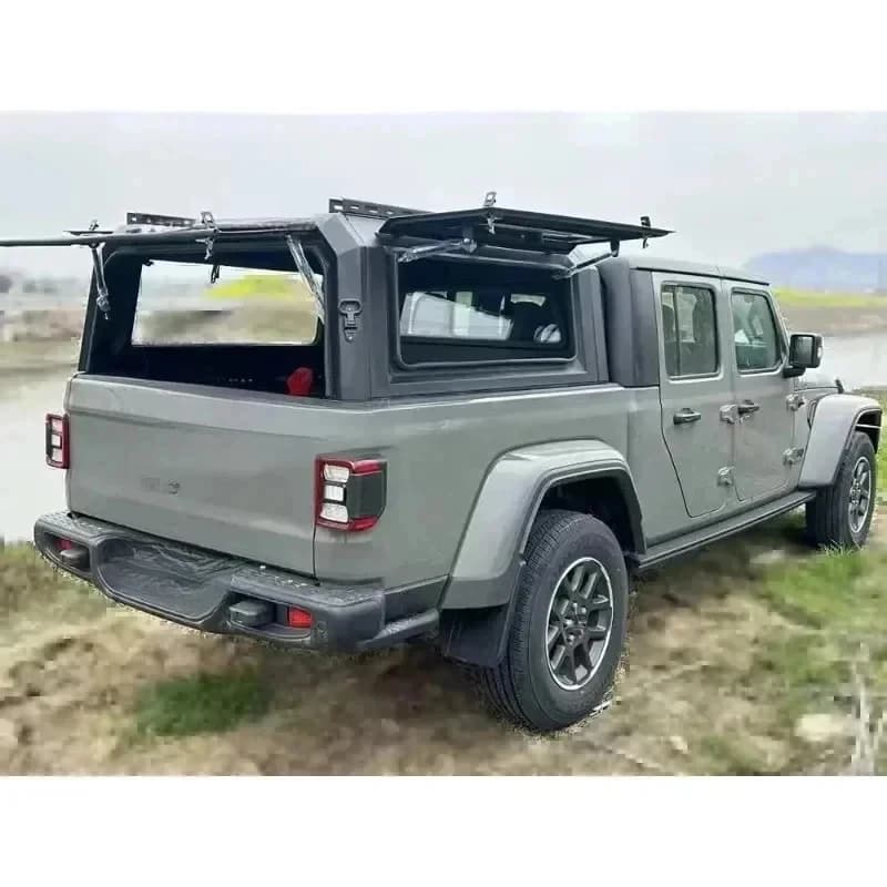 PrimeSelect Selected Durle Car PartsBt SellingPickup Truck Canopy Hard Top Tonneau Cover With Glass Side Modifii