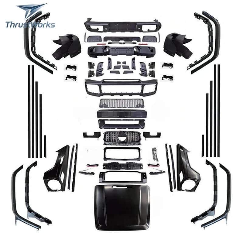 TOP Car Accessories Surrounds Front And Rear Bumper Modifications Body Kit G-Class W463 To W464 2004-2018 Qua High Quality