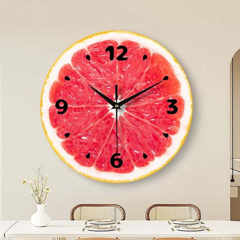 Round Restaurant Wall Clocks Digital Luxury Living Room Modern Bedrooms Design Clock Wall Fashion Horloge Murale Home Decoration