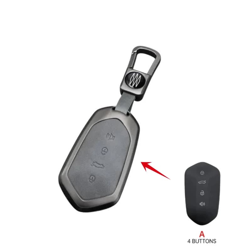 Car Key Case Cover Shell Fob  For Geely Livan 7 EV Max X3 Pro Car Interior Styling Keychain Accessories