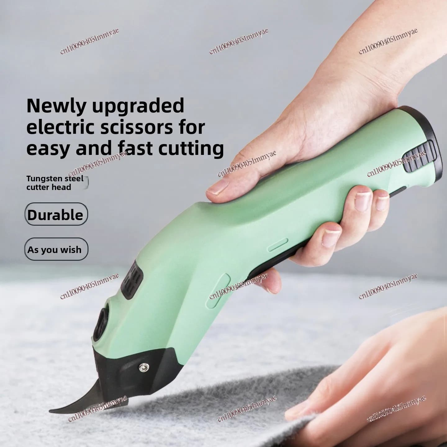 Charging electric scissors trimming artifact clothing fabric carpet leather cutting