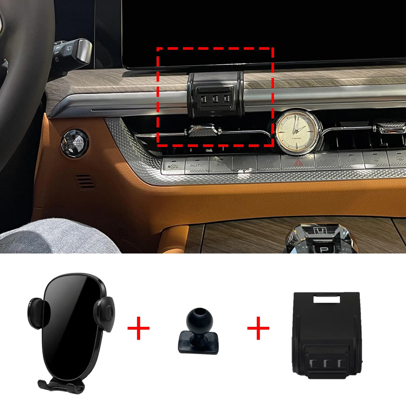 for GWM TANK 500 2023 2024 2025 2026 RHD LHD Mobile Phone Bracket, Dashboard Mount Simple Installation Car Accessories