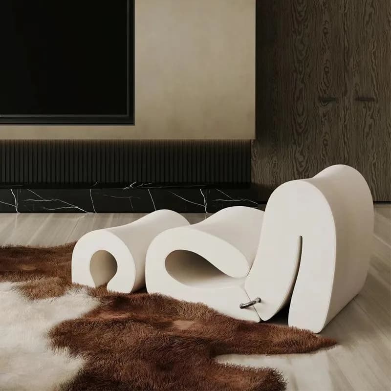 Ergonomic Recliner Living Room Chairs Sofa Designer Reading Lazy Living Room Chairs Modern Throne Poltrona Balcony Furniture