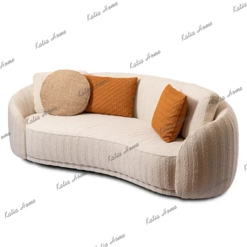 FG Narrow Oversized Living Room Sofas Oversized Curved Nordic Living Room Sofas 2 Seater Modern Woonkamerbanken Home Furniture