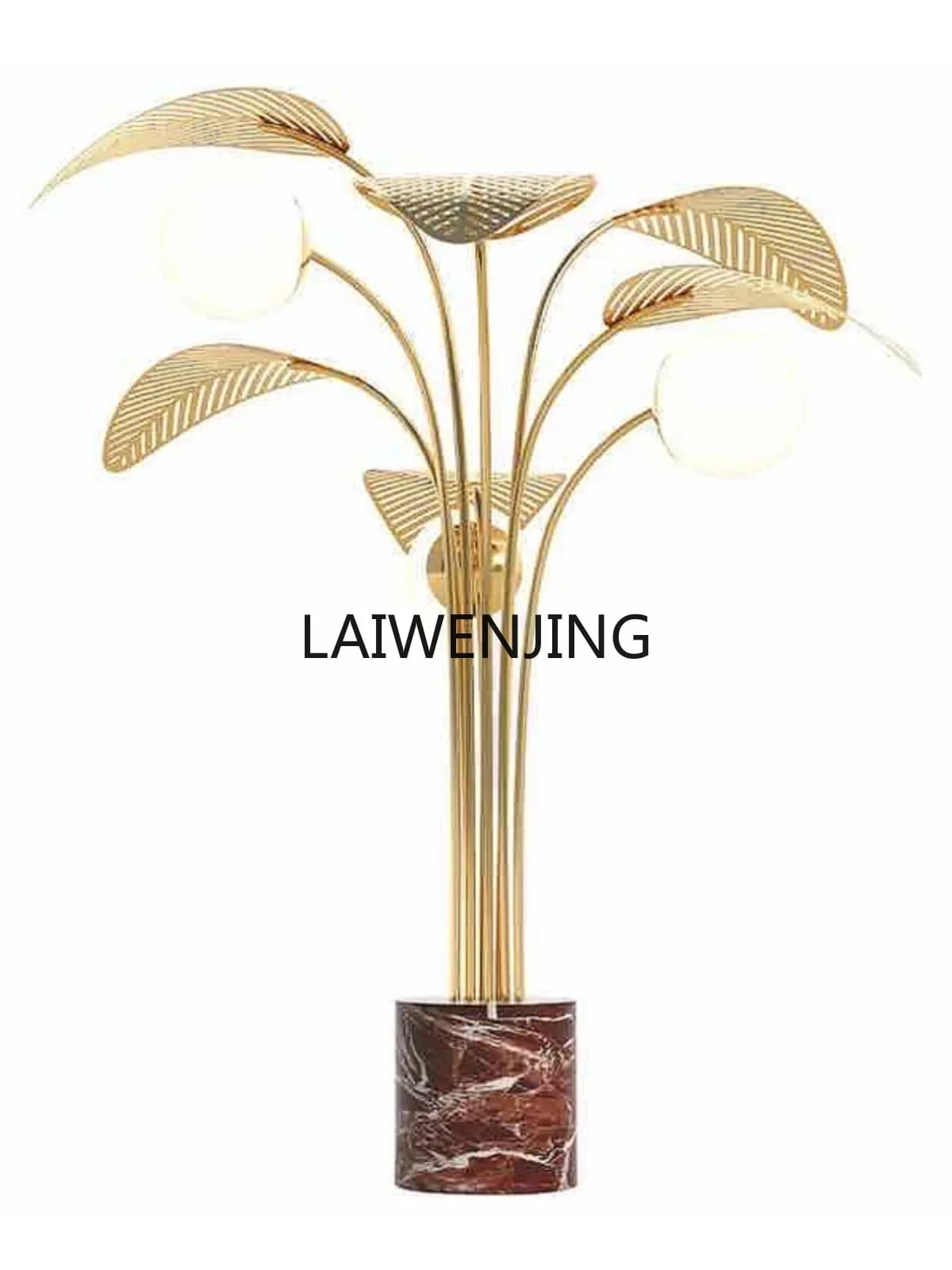 MJY light luxury living room art decoration coconut tree floor luminous ornament
