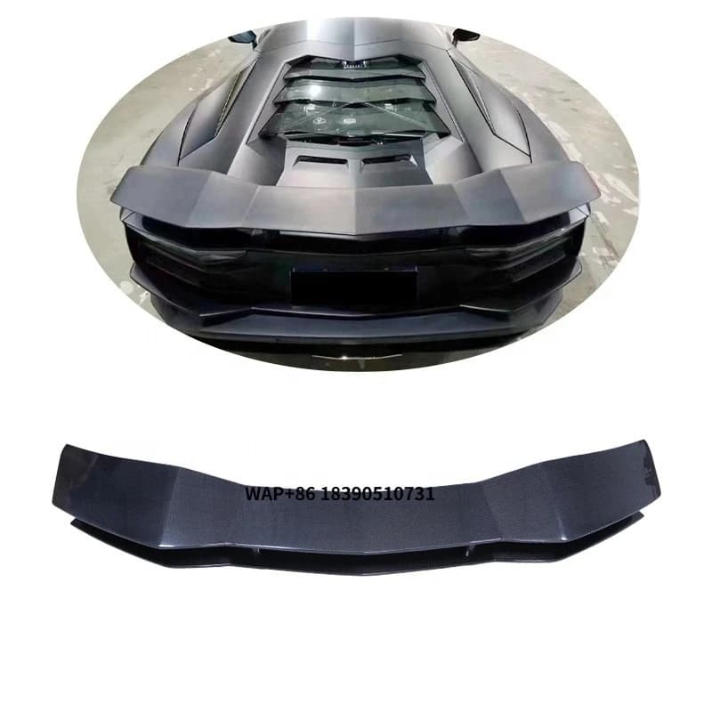 Hot Sale MSY Style Dry Carbon Spoiler Rear Wing Tail Wing for Lambor Aventador LP700 LP720 LP740 LP750