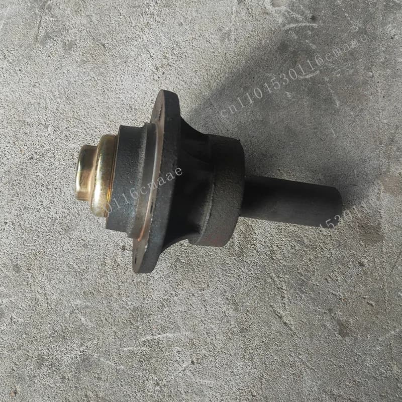 Five Hole Thickened Wheel Hub, Axle Head, Flatbed Tractor, Trolley Accessories, Steel Ring, Half Axle, Durable