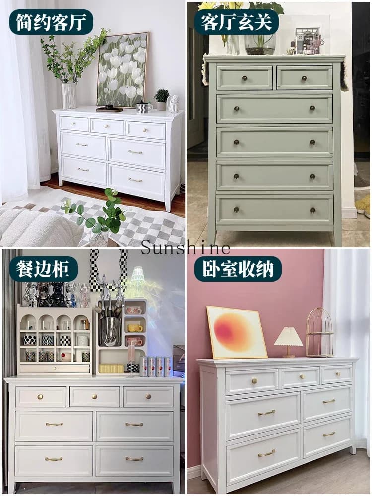American furniture, solid wood cabinets, retro storage cabinets, bedrooms, storage cabinets against the wall  FT