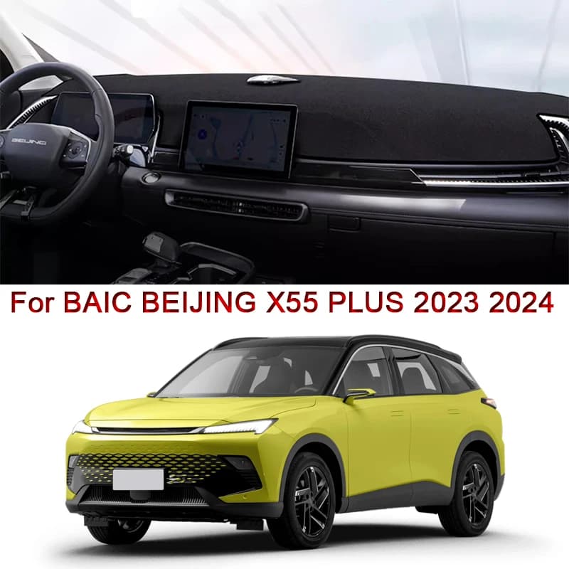 Car Styling For BAIC BEIJING X55 PLUS 2023 2024 Car Dashboard Mat Protective Interior Anti-Pad Shade Cushion Cover Accessories