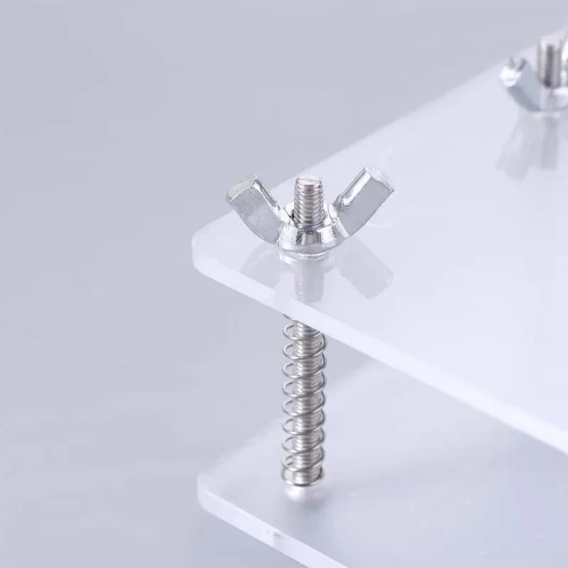Acrylic Pressure Clamp Soft Pack Battery Electrochemical Test Fixture