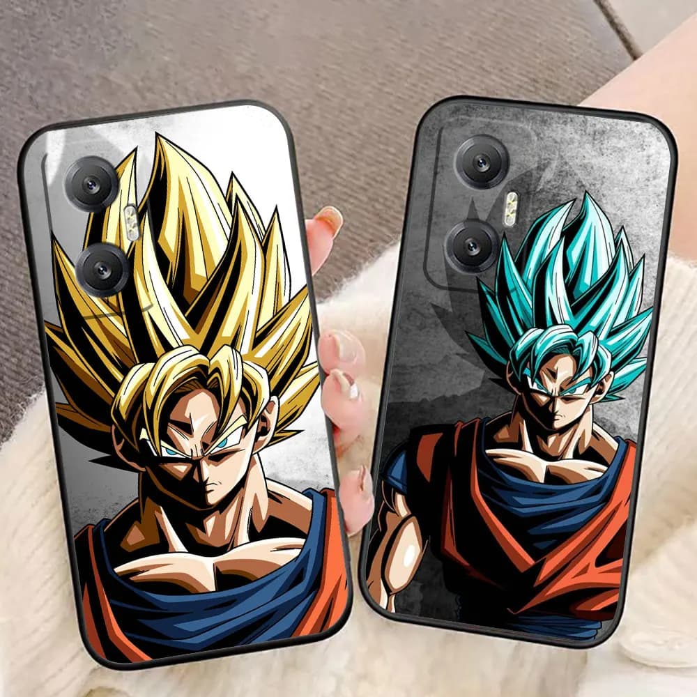 D-Dragon Ball Sun Goku Phone Case For Infinix HOT 60 50 10 10I 10S 11 12 12I 20 20I 20S 30 30I ZERO X 20 30 40 Case Shell Cover