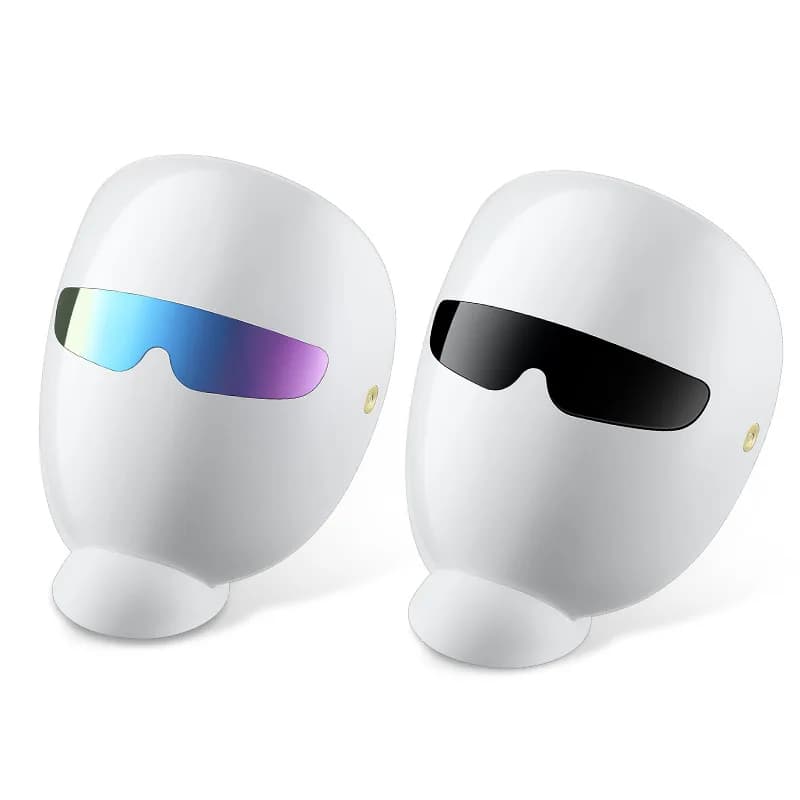 7 Color LED Facial Light Therapy Device - Home Use Remote Control Beauty Mask