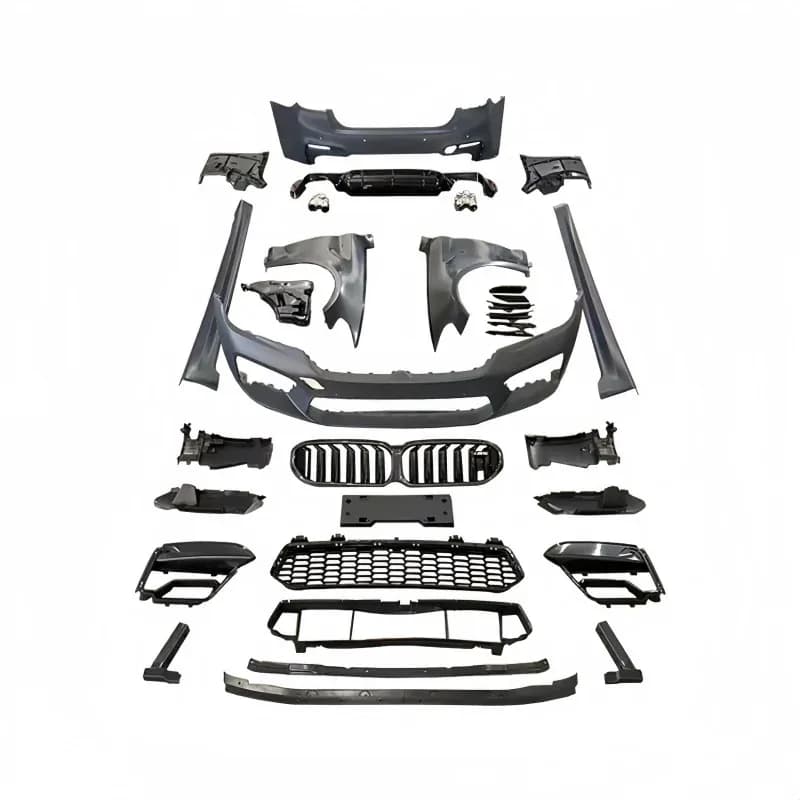 Sui For 11-22  5 Series With M5-Style Front Bumper, Grille, Rear Bumper, Hood Cover And Other Accessories Body Kit