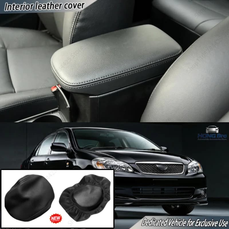 Suitable for Toyota Corolla 07-13 Armrest Box Leather Cover Without Disassembly, Direct Installation and Refurbishment