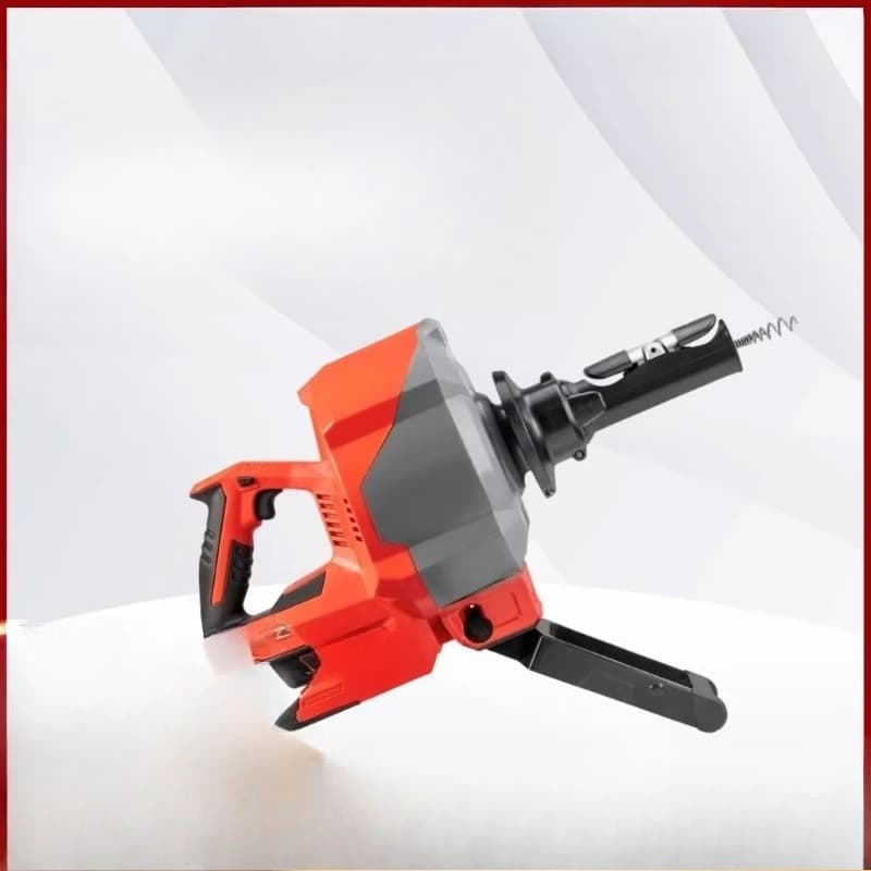 Lithium battery pipeline dredging machine, wireless operation is light, dedicated to small pipes