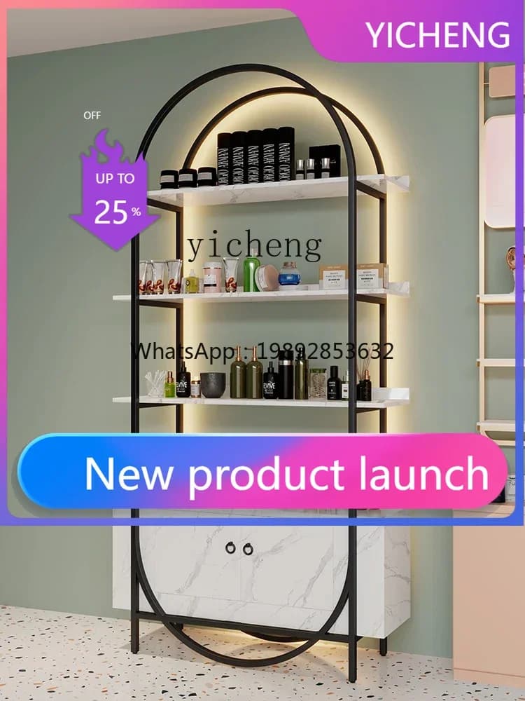 LYY   Display Cabinet Shelf Display Shelf Nail Art Products Display Cabinet Skin Care Products Beauty Salon