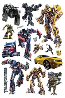 Robot Optimus Prime  Wall Art Stickers Decal Decor Vinyl Poster Mural  removeable Custom DIY Kids gift