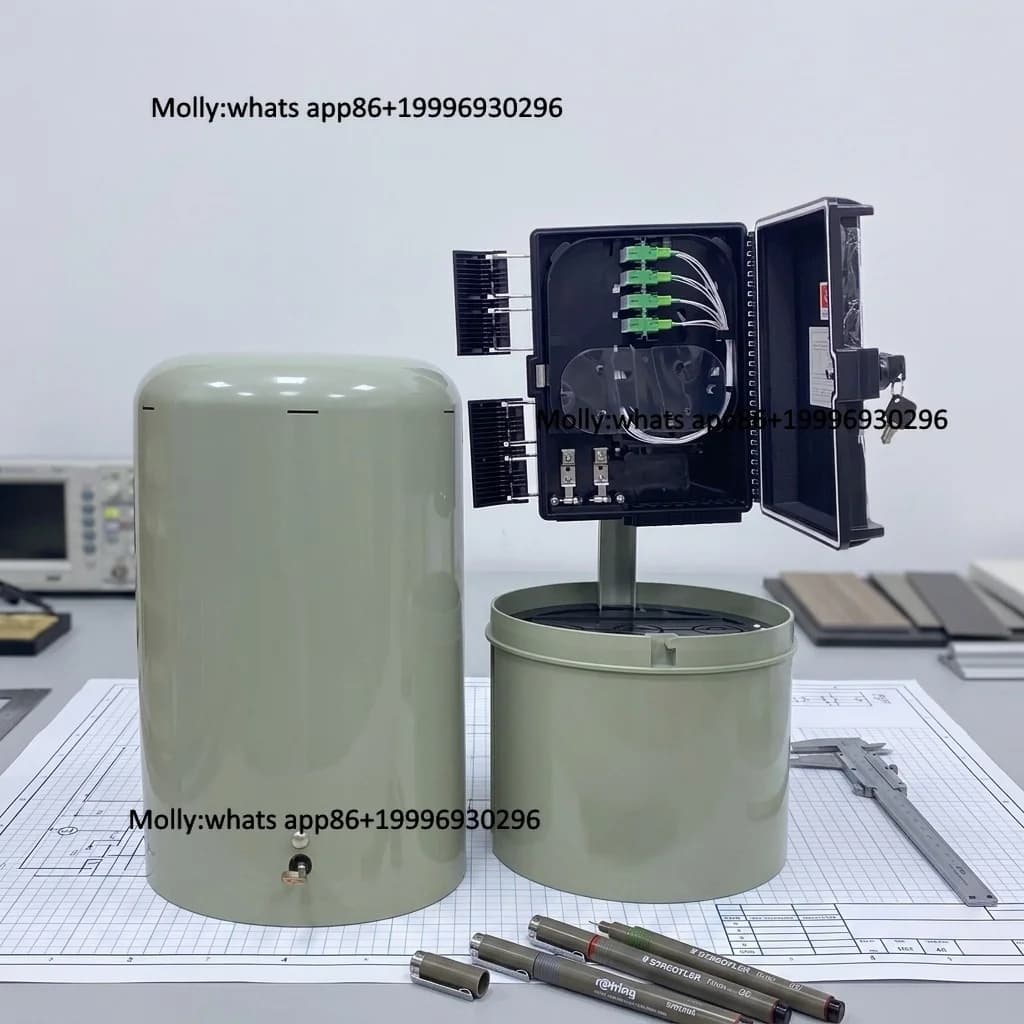 APT Underground Pedestal for 16-Cores Distribution Box FOP-16A/B with 5-Year Warranty for Underground Distribution Use