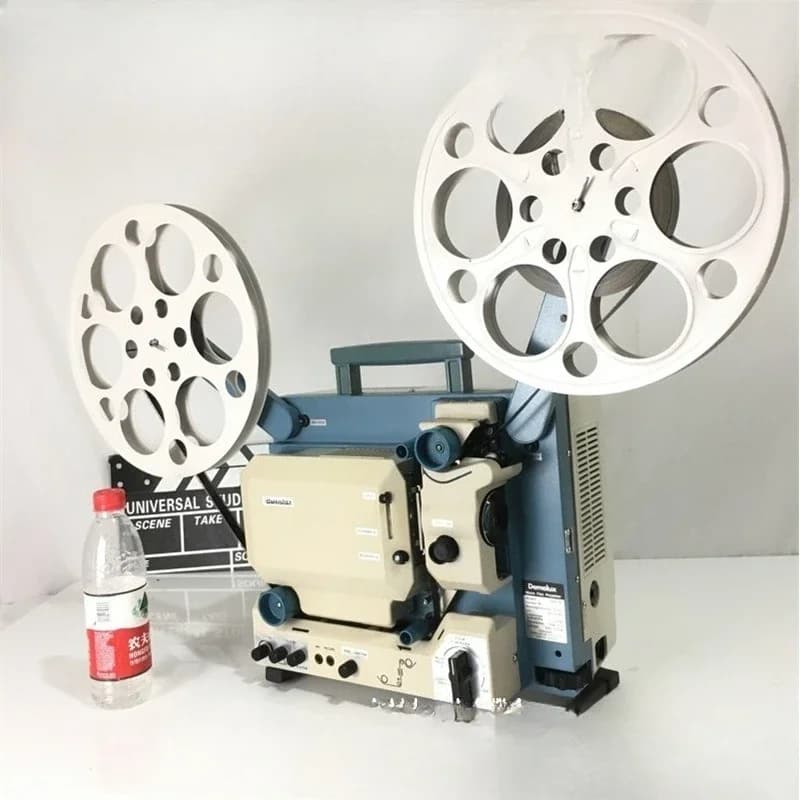 Vintage movie projector tool for projecting movies