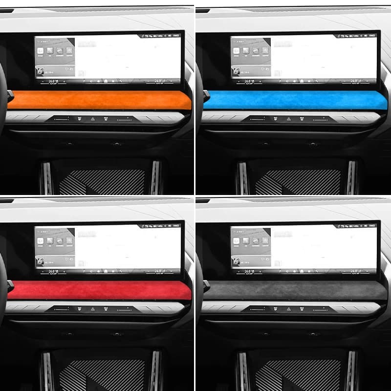 For BMW X3 G48 G45 (2025-) Made of Alcantara Center Console Panel Trim Sticker Car Interior Custom Premium Tuning Accessories