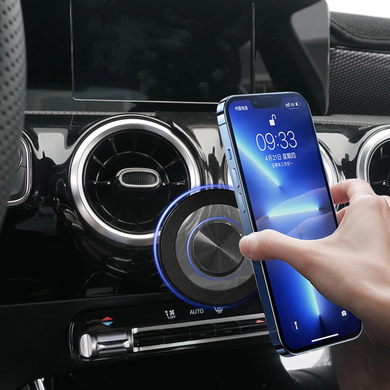 Car Magnetic Phone Holder Mount for Mercedes-Benz A-Class (W177) 2019-2025 Air Vent Mount GPS Mobile Stand Accessories