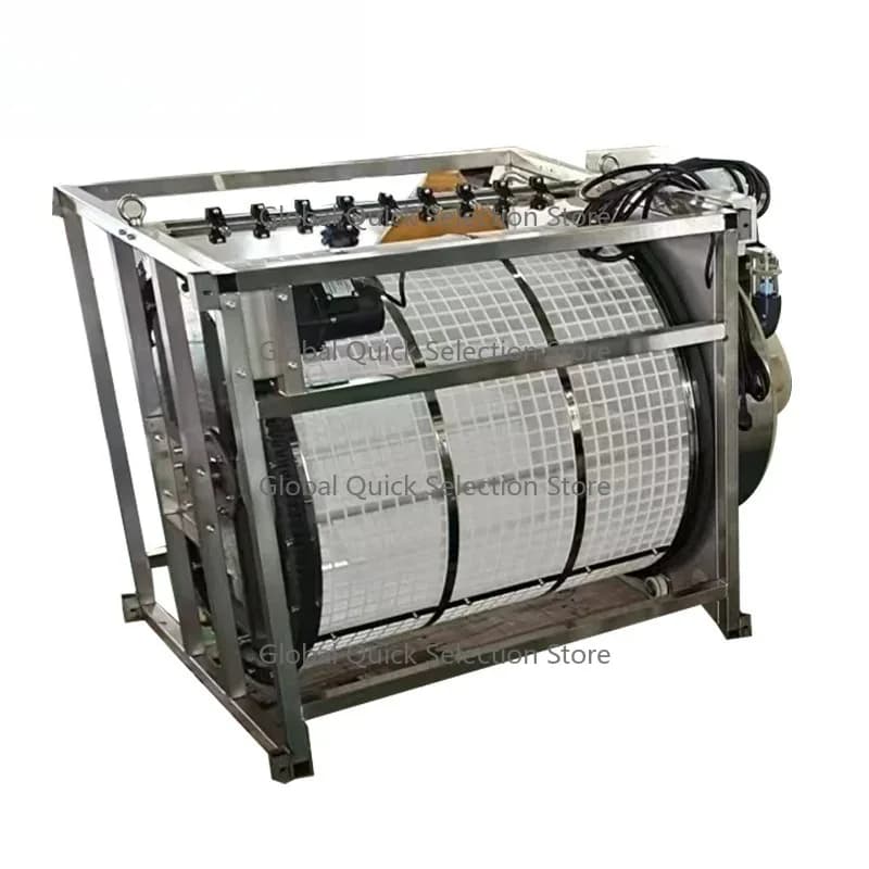 Aquasust High Efficiency Water Purification Submerged Koi Pond Micro-filter Rotary Drum Filter
