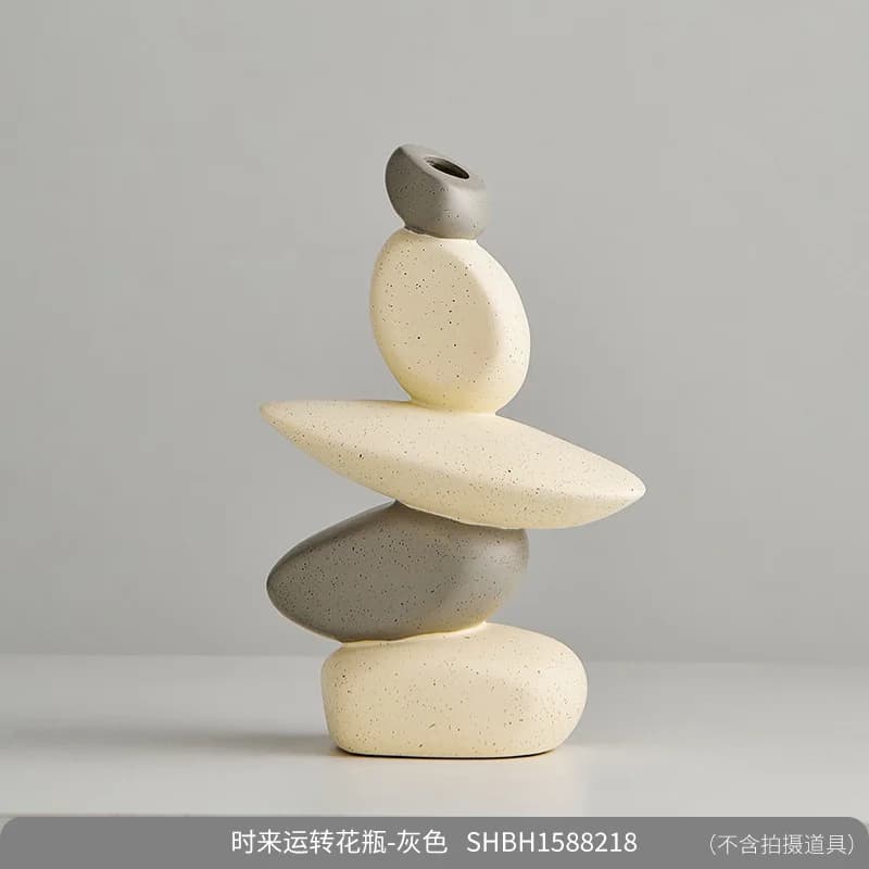 *uu. Creatives Come and Go Vase Living Room TV Cabinet Creative Ornament Modern Simple Dried Flower Decoration Home Ornament