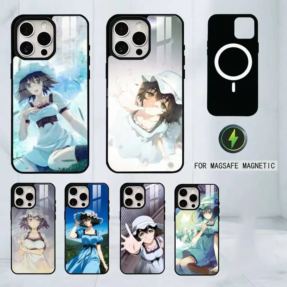 Shiina Mayuri Phone Case For iPhone17,16,15,14,13,12,11 Plus,Pro Magnetic For Magsafe Wireless Charging
