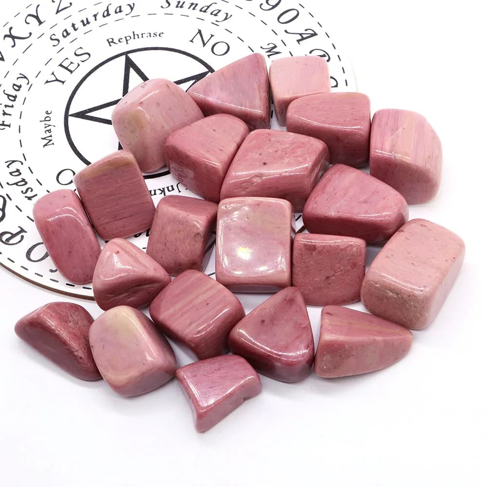 Wholesale Bulk Natural AAA Pink Rhodonite Crystals Stones Reiki Healing Raw Rock Gravel Tumbled Gems Quartz Aquarium Home Decor