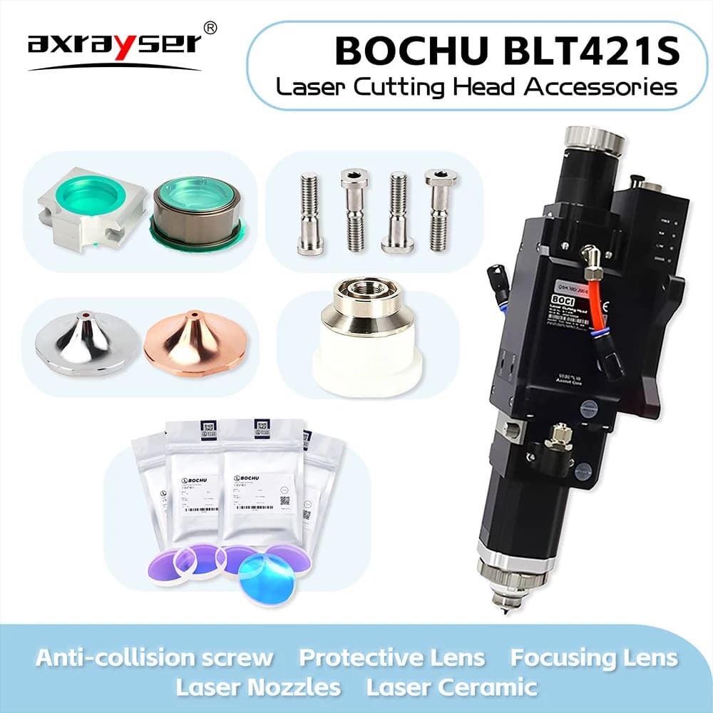 BOCHU BLT421S Protective Lens D24.5T4 Laser Ceramic BOCI Original Laser Focusing Lens for BLT421S Cutting Head