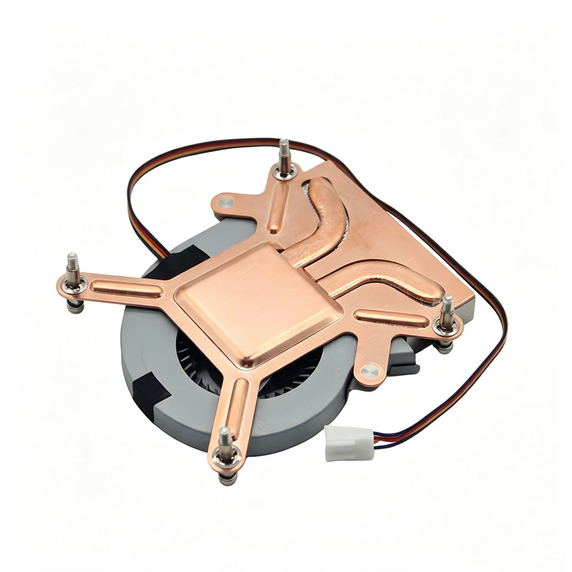 Low Profile CPU Cooler 65W TDP Heat Pipe with Fan for Mini ITX Industrial AIO Embedded High Temp Resist