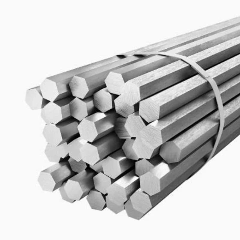 316 Stainless Steel Metric Hexagonal Bar Hex Rod Shaft 8-16mm Custom Length For Valve Pump Marine Chemical Length 500mm