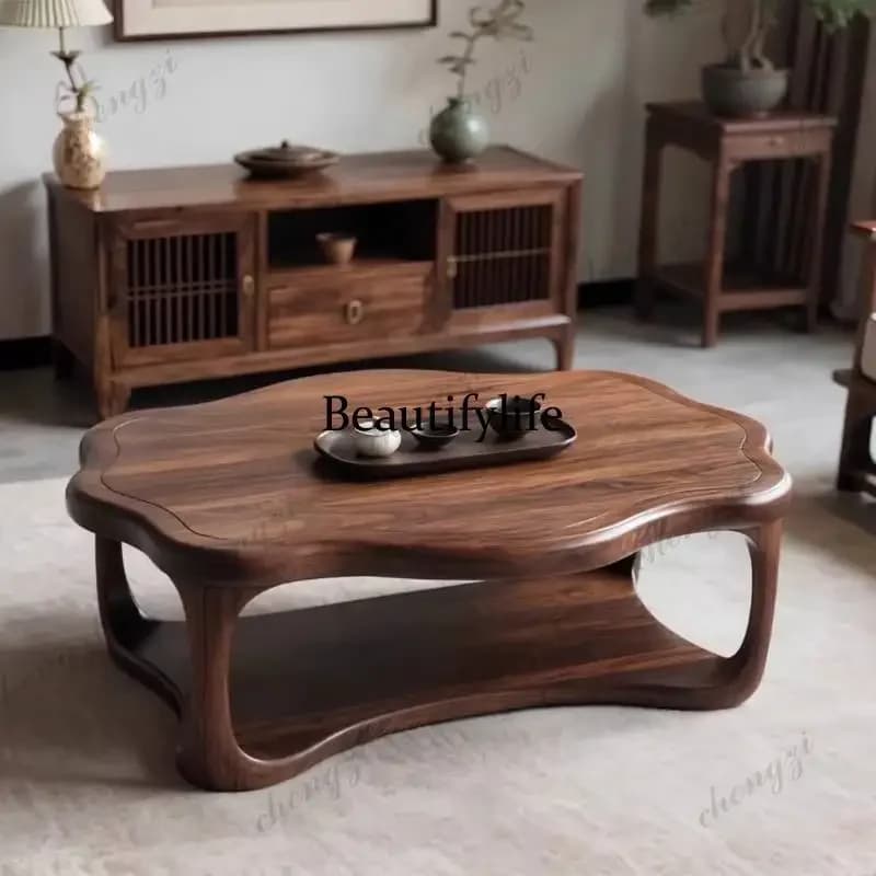 M138 Coffee Table Decoration European Wood Floor Luxury Modern Coffee Table Center Nordic Muebles Para Hogar Furniture