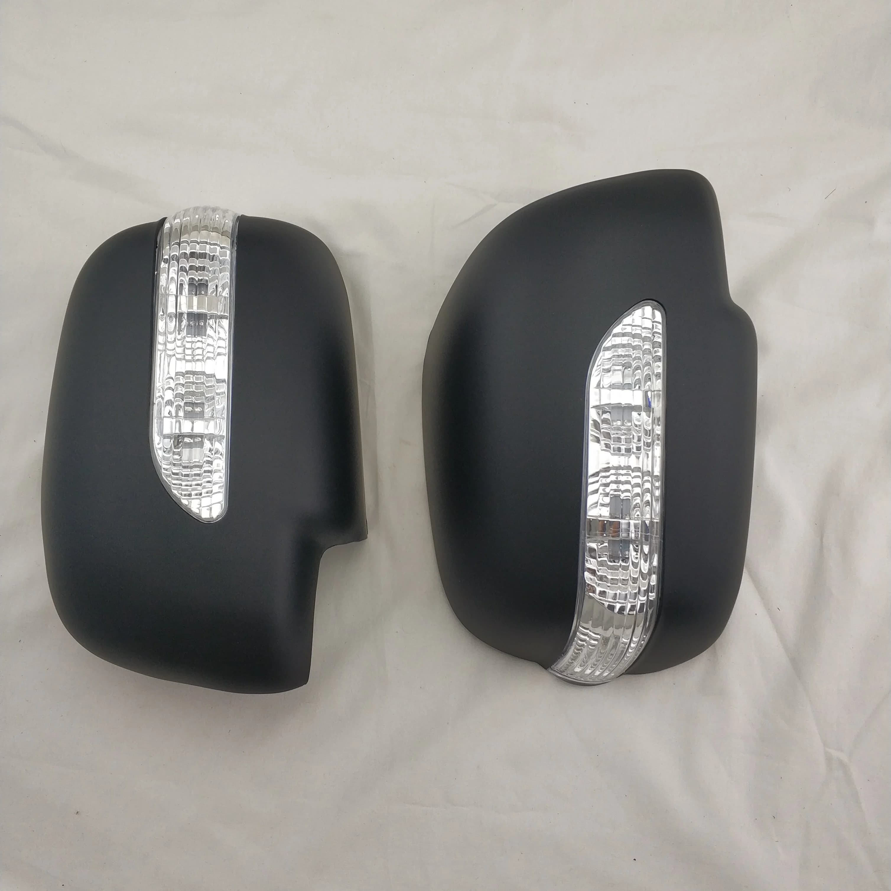 Car Upgrade ABS Chrome Black Rearview Accessories Plated Trim Door Mirror Cover With LED For Toyota Innova 2004 2006 2008 2012