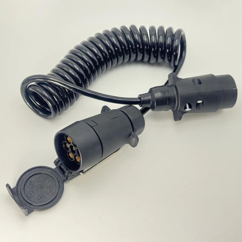 7-core Trailer Cable 12V Trailer TPU Spring Automotive European Wiring Harness Trailer Extension Cable 3M