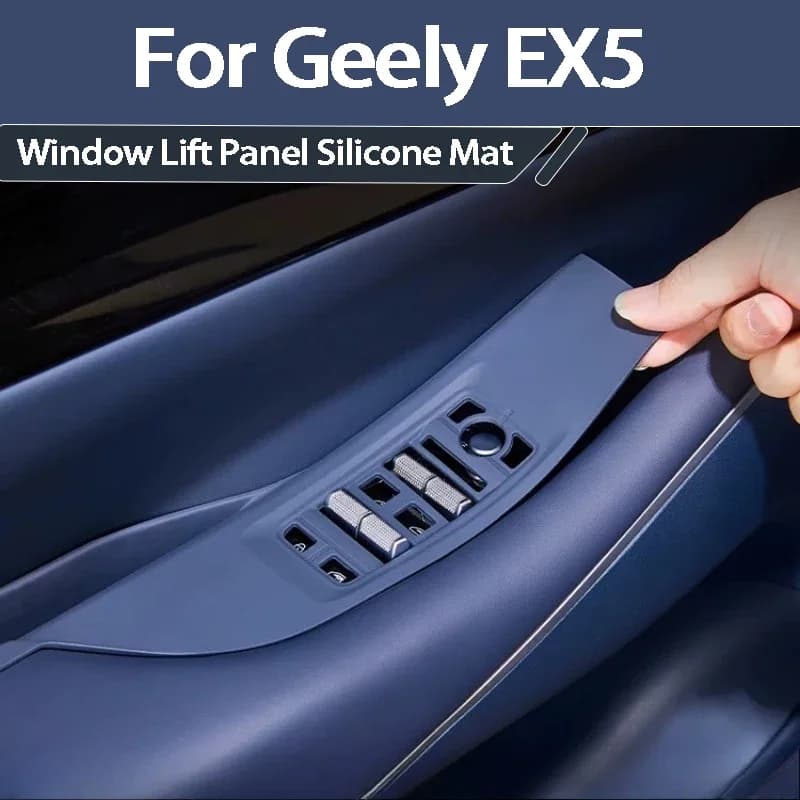 For Geely EX5 Proton eMas 7 2025 2026 Window Lifting Silicone Panel Four Doors Window Protective Sticker Interior Accessories