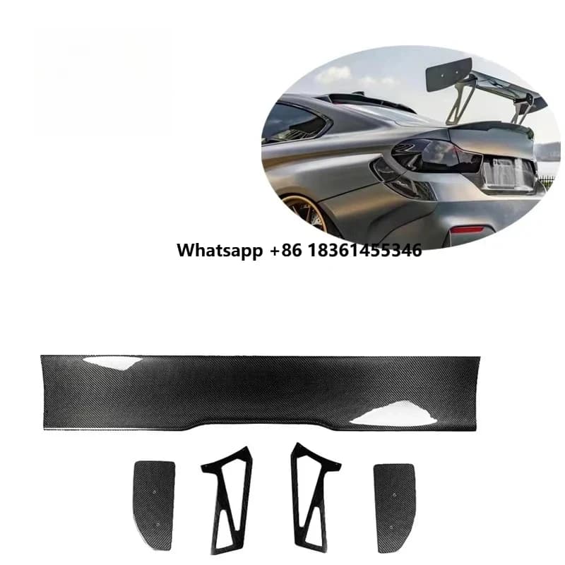 Carbon Fiber Universal RK GT Wing Rear Spoiler F8X M3 M4 M2 GTS F80 F82 F83