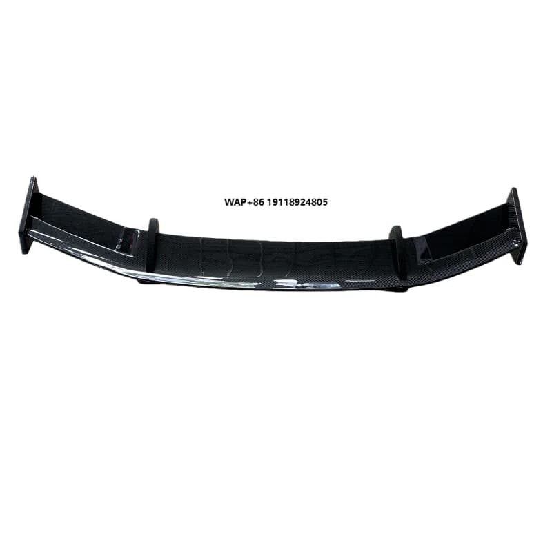 Used for GT Upgrade PRO Style Dry Carbon Fiber Rear Wing Rear Spoiler Component Rear Luggage Lip Spoiler