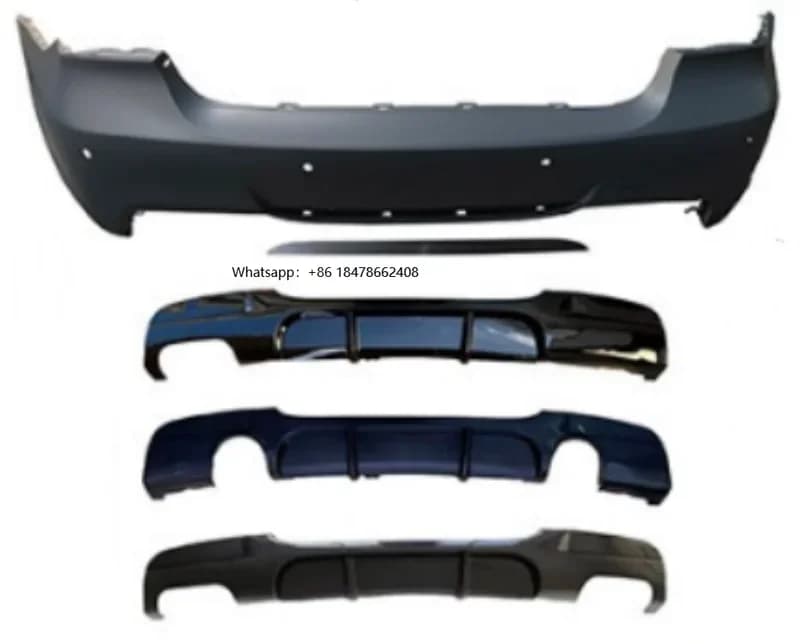 M Sport M Tech Rear bumper for  3 Series E90 LCI 328i 335i 335 350i 2005 2006 2007 2008 2009 2010 2011 for 2025 New Type Body