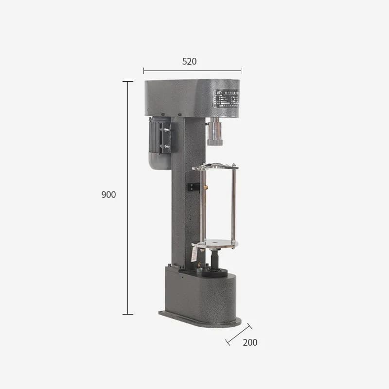 Automatic capping machine, bottle cap sealing machine, glass water oil drum mineral water capping machine