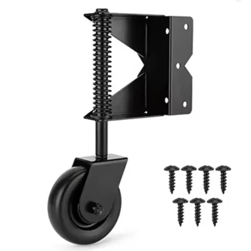 New Trend Adjustable Heavy Duty Steel Swing Door Roller Modern Small Caster Spring Loaded Sliding Door Target Small