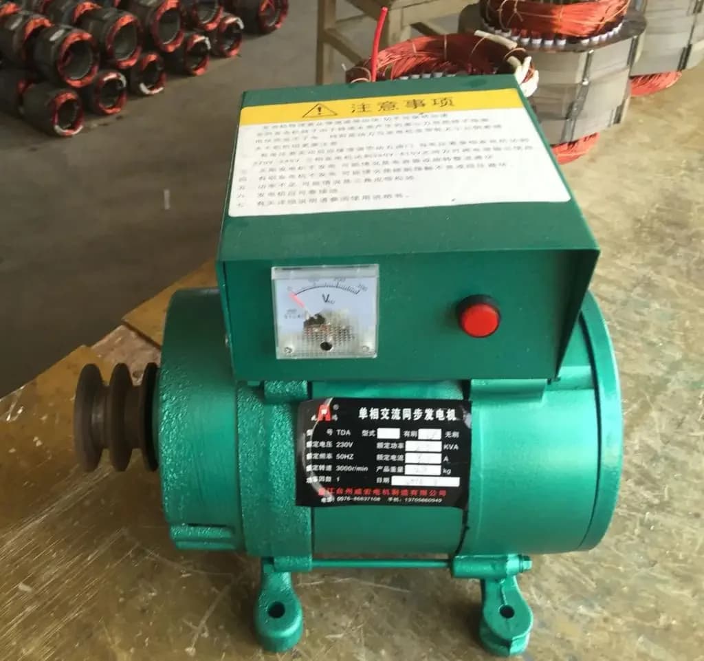 Good Items 5KW AC220V 50HZ Single Phase Brushless Excitation Synchronous Alternator