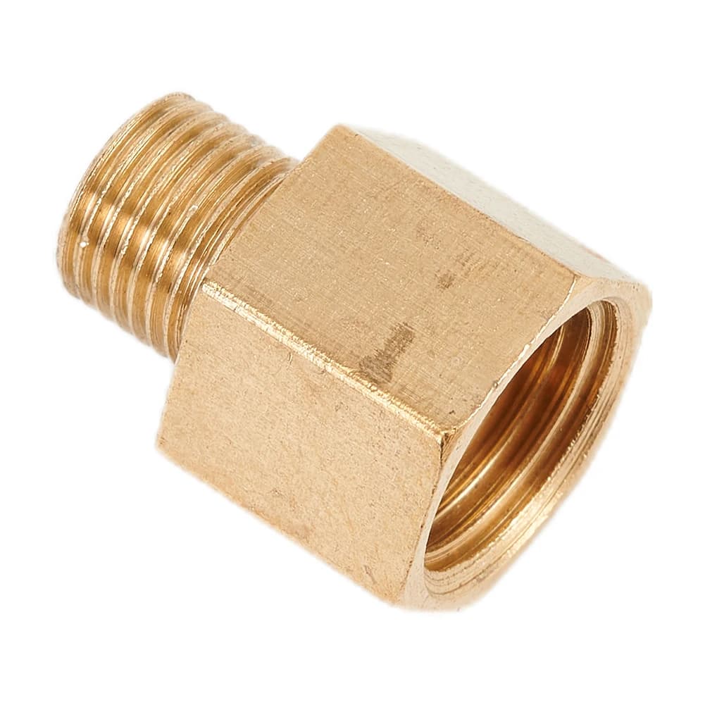 Brass BSPT to NPT Adapter 1/8 inch Male BSPT x 1/4 inch Female NPT Fitting for Hydraulic Plumbing Tools and Industrial Equipment