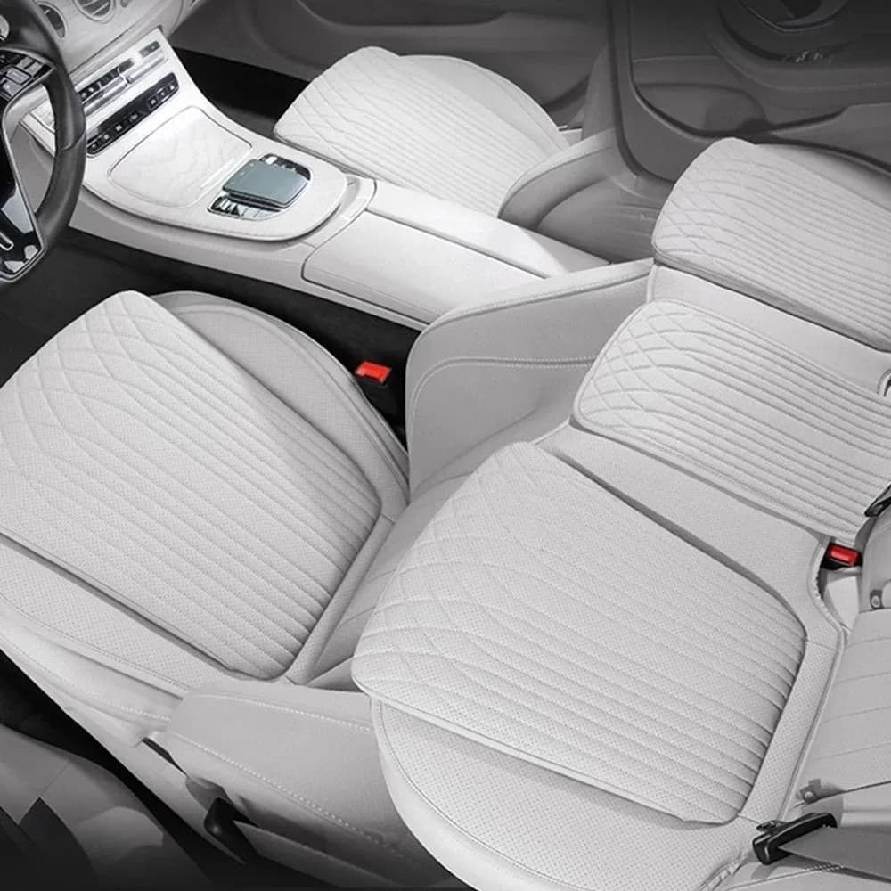 Car Seat Cushion Main Driver Universal Four-season Leather Seat Cushion Suitable for BMW Mercedes-Benz and Audi Seat Covers