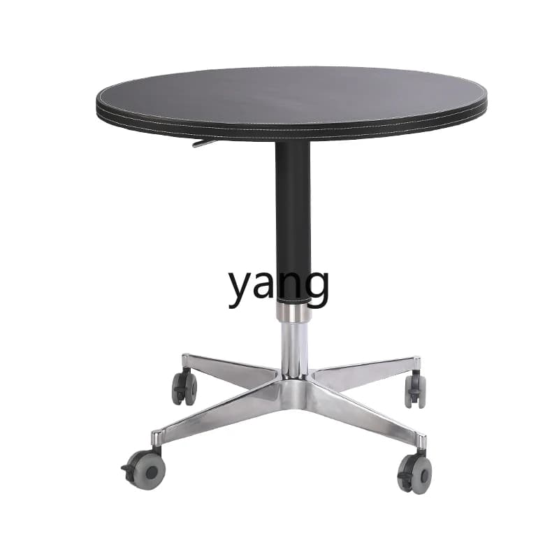 Lh new small coffee table living room home mobile liftable light luxury table sofa side table