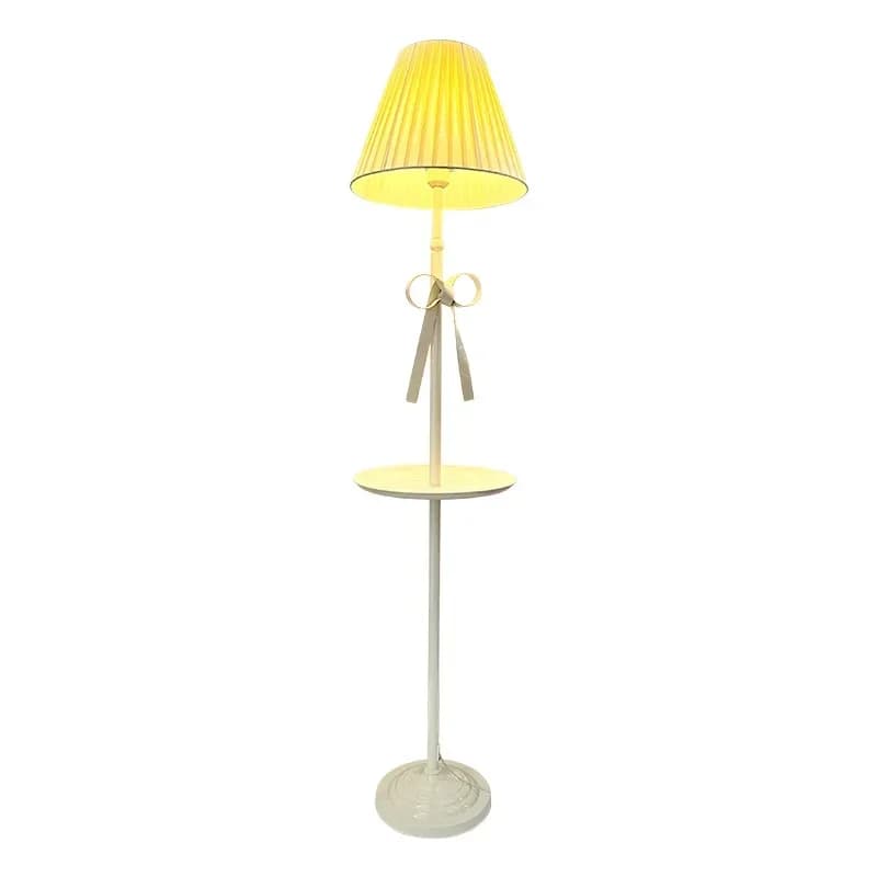 Pleated storage bedroom floor lamp cute girl room personality creative living room sofa lamp