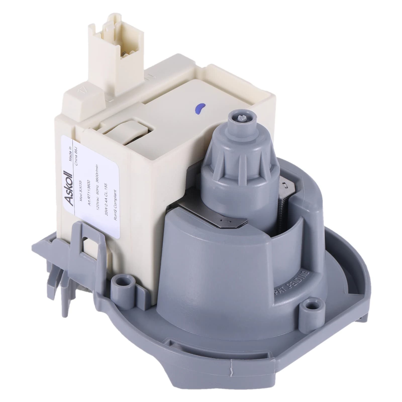 1pc W10876537 Dishwasher Drain Pump Replaces AP6004843, PS11738151, W10724439 Fit for Partial Brands Dishwasher Easy To Install