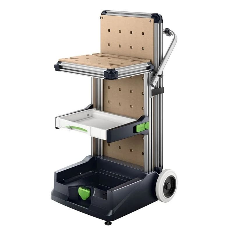 Mobile workbench imported multi-functional woodworking folding and handling tool cart