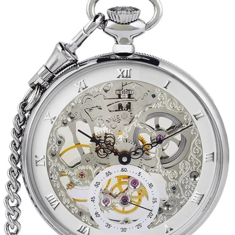 Nostalgic retro pocket watch men's automatic
